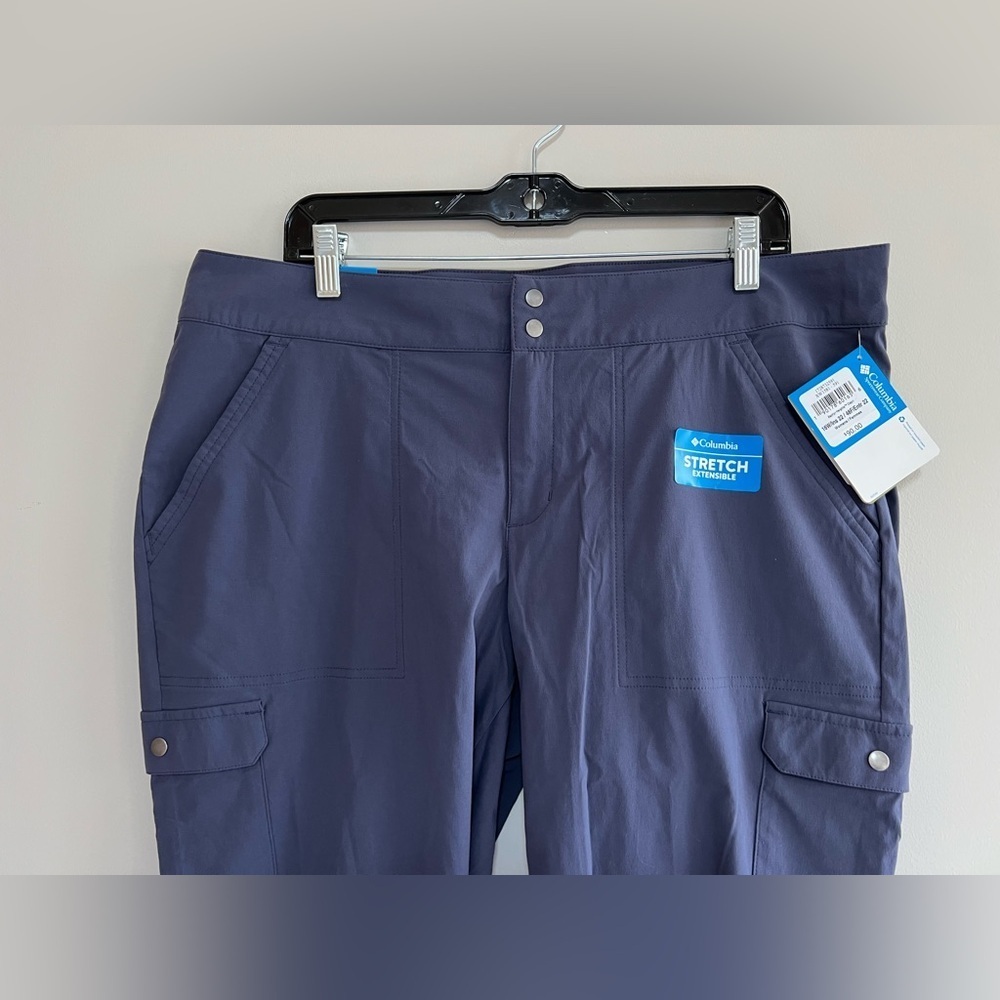 Columbia Sportswear NWT Zephyr Heights Lightweight Hiking Blue Capri Pants, 16W - Picture 4 of 11